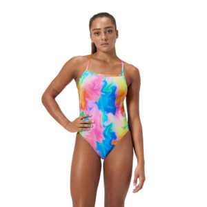 בגד ים שלם לנשים | Printed V-Back