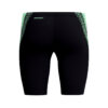 תיאור תגית ALT: בגד ים שחור עם ירוק של Speedo, עיצוב ספורטיבי.