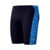בגד ים שחור עם דוגמת כיסים כחולה של Speedo, מתאים לשחייה מק.