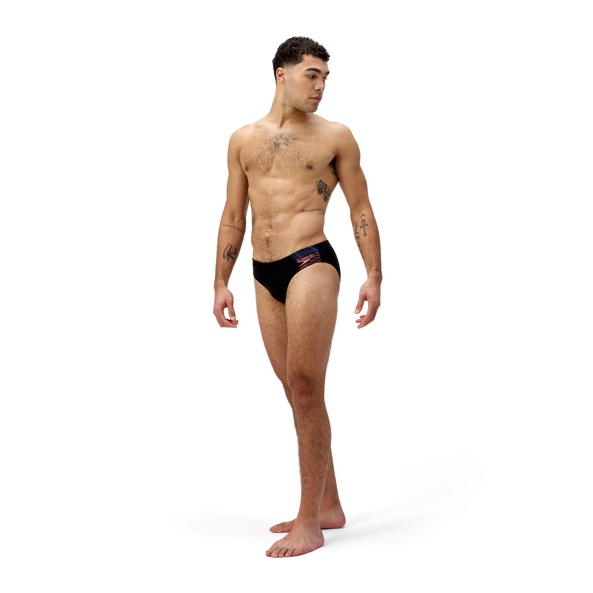 בגד ים גבר | Mens Medley Logo 7cm Brief