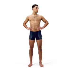 בגד ים מכנסון לגברים | Mens Duo Logo Print Aquashort