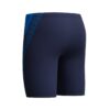 בגד ים שחור עם פרטים כחולים של Speedo לנשים.