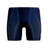 בגדי ים Speedo לגברים עם עיצוב מודרני וצבעים כהים.